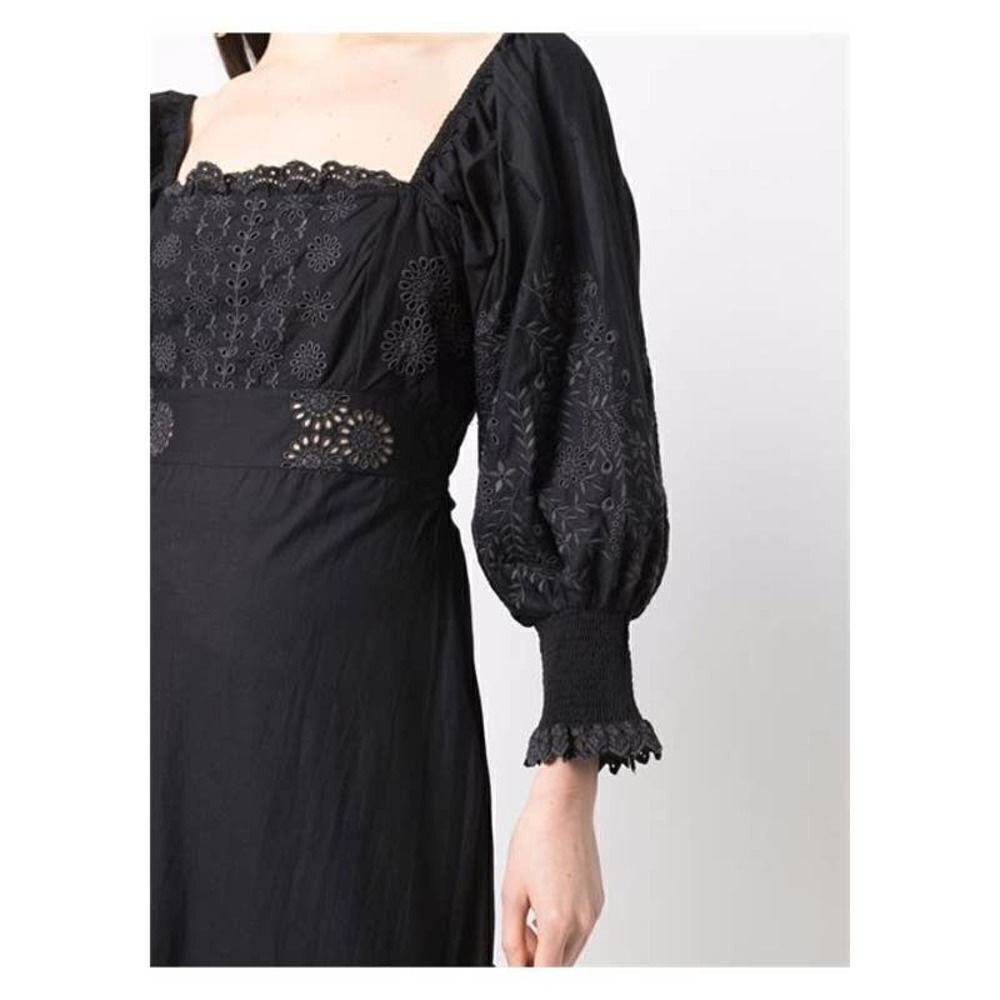 Love Shack Fancy Toulon Dress black US4 - Picture 3 of 11
